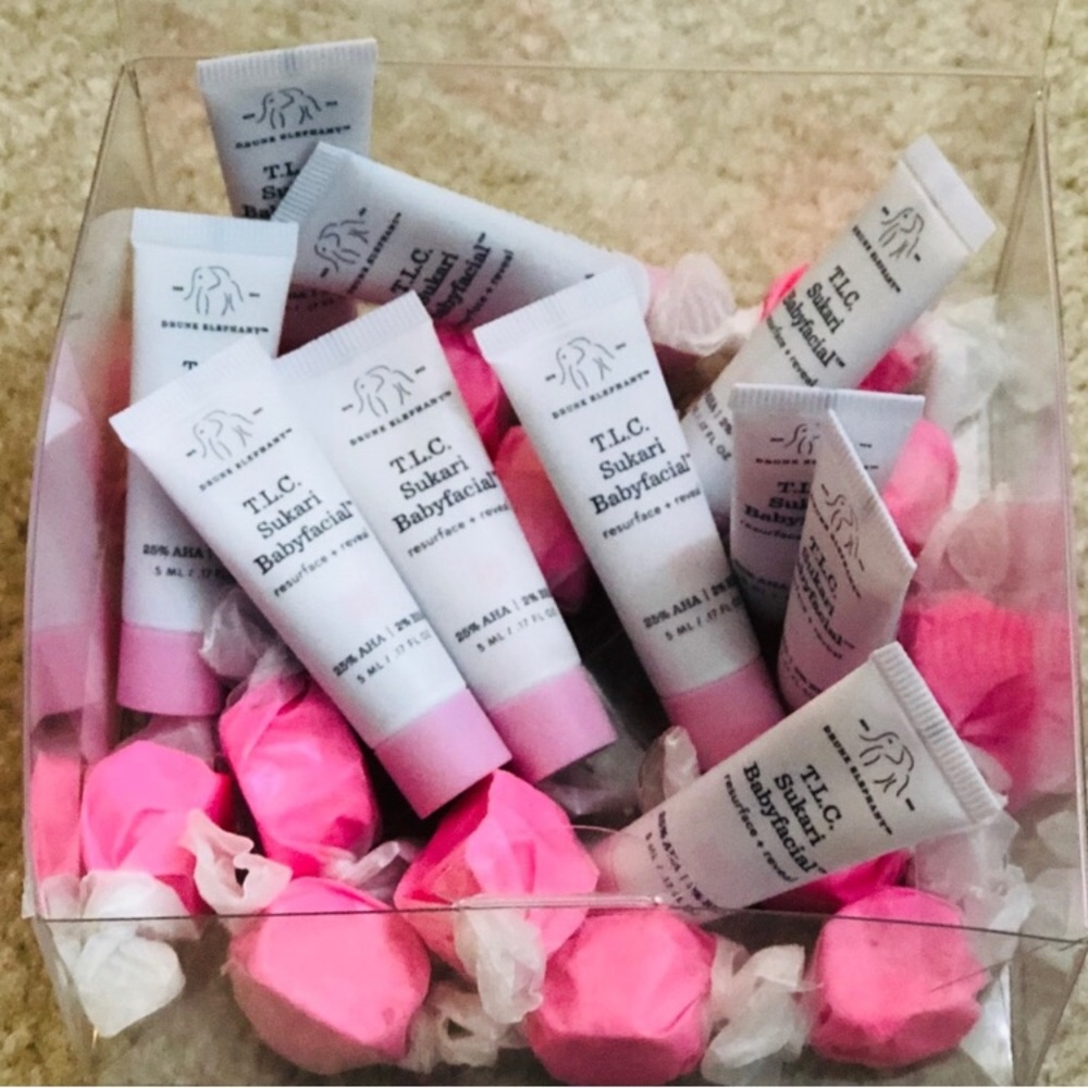 8 Drunk elephant babyfacial travel size bottles